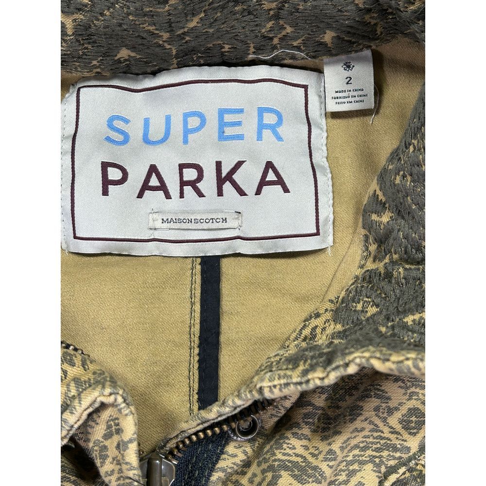 Super Parka Maison Scotch Soda Women's 2 L.L. Bean Style Jacket All Over Print
